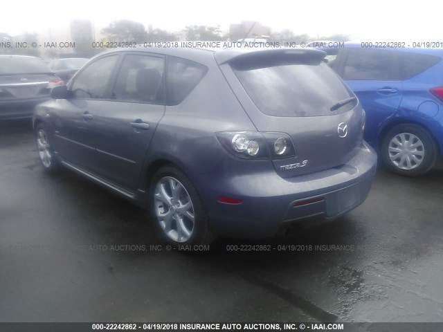 JM1BK344871624876 - 2007 MAZDA 3 HATCHBACK GRAY photo 3