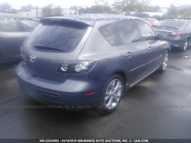 JM1BK344871624876 - 2007 MAZDA 3 HATCHBACK GRAY photo 4