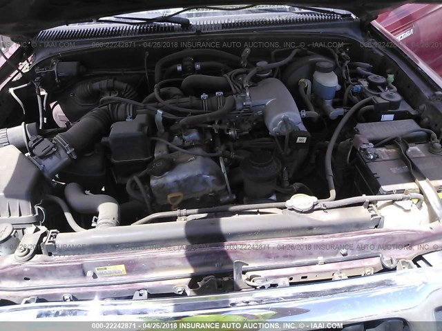 5TEGM92N31Z820218 - 2001 TOYOTA TACOMA DOUBLE CAB PRERUNNER RED photo 10