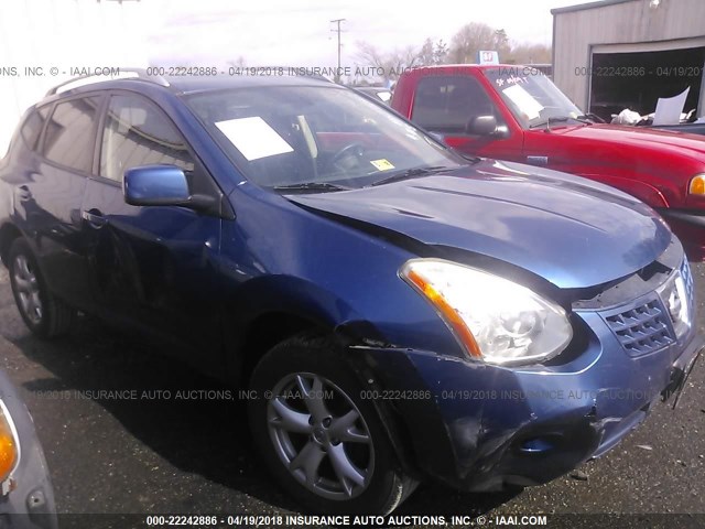 JN8AS58V18W137277 - 2008 NISSAN ROGUE S/SL BLUE photo 1