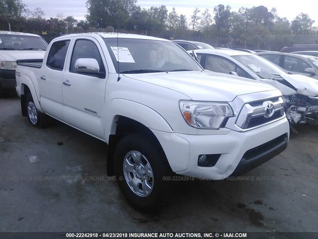 5TFLU4EN8EX097492 - 2014 TOYOTA TACOMA DOUBLE CAB თეთრი ფოტო 1