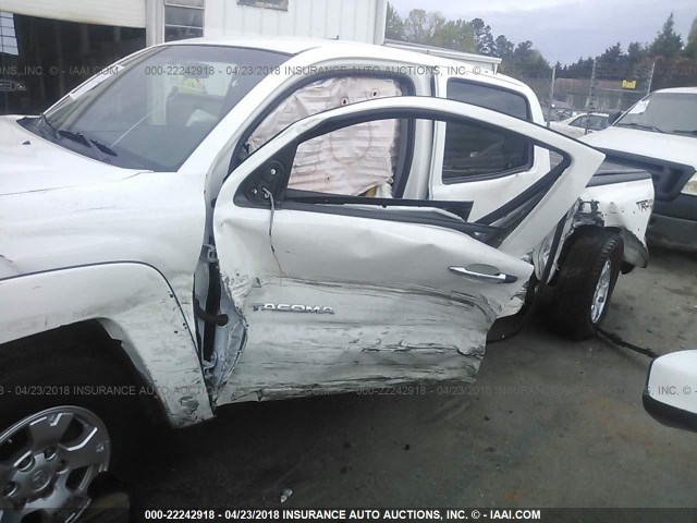 5TFLU4EN8EX097492 - 2014 TOYOTA TACOMA DOUBLE CAB თეთრი ფოტო 6