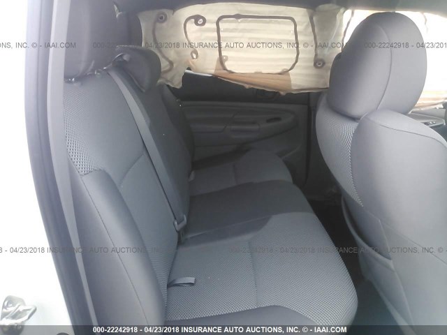 5TFLU4EN8EX097492 - 2014 TOYOTA TACOMA DOUBLE CAB თეთრი ფოტო 8