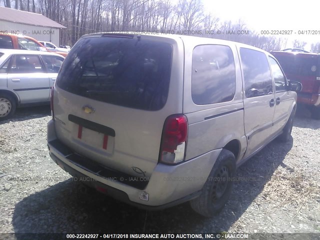 1GNDV23147D100986 - 2007 CHEVROLET UPLANDER LS GRAY photo 4