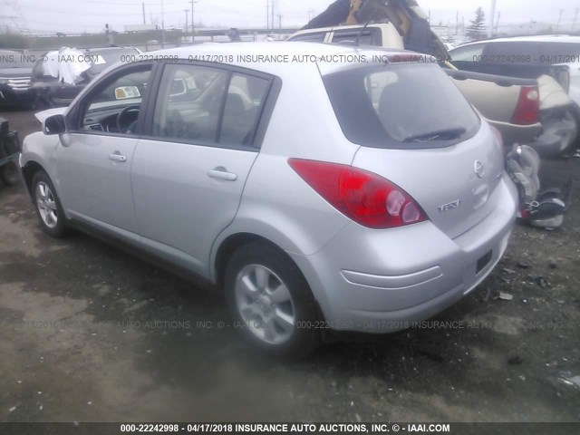 3N1BC1CP4CK299068 - 2012 NISSAN VERSA S/SL SILVER photo 3