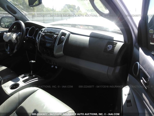 5TFLU4EN2CX044185 - 2012 TOYOTA TACOMA DOUBLE CAB 银色 照片 5
