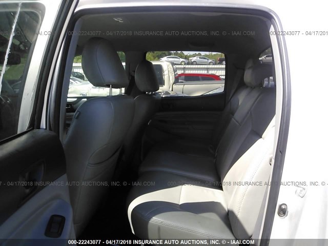 5TFLU4EN2CX044185 - 2012 TOYOTA TACOMA DOUBLE CAB 银色 照片 8