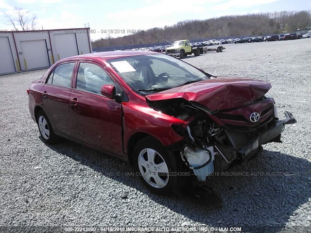 5YFBU4EE3DP196746 - 2013 TOYOTA COROLLA S/LE RED photo 1