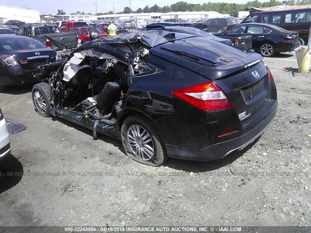 5J6TF3H56EL001974 - 2014 HONDA CROSSTOUR EXL BLACK photo 3