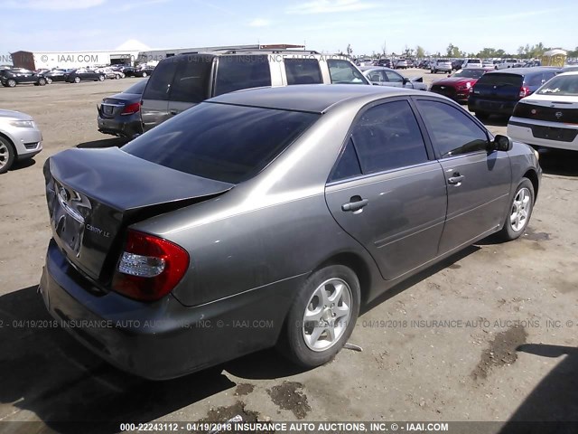 4T1BE32K33U674047 - 2003 TOYOTA CAMRY LE/XLE/SE ოქროსფერი ფოტო 4