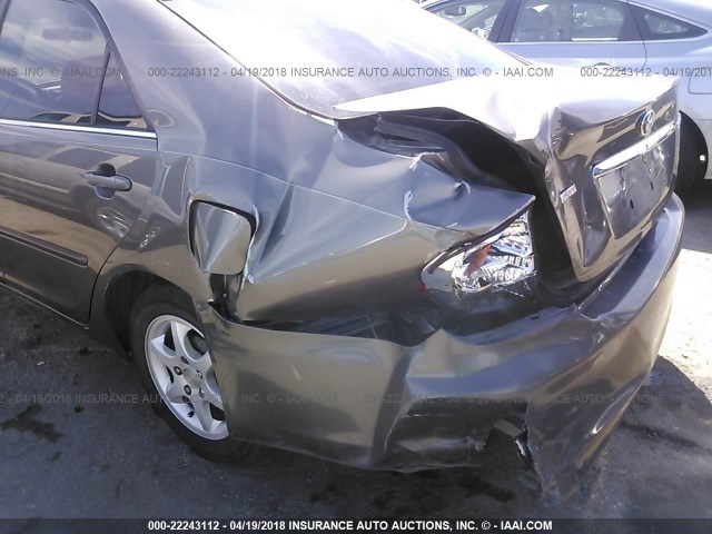 4T1BE32K33U674047 - 2003 TOYOTA CAMRY LE/XLE/SE ოქროსფერი ფოტო 6