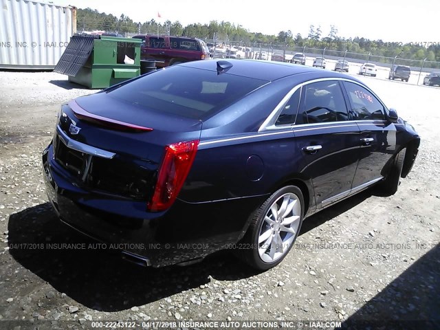 2G61P5S31G9135222 - 2016 CADILLAC XTS PREMIUM COLLECTION Navy photo 4