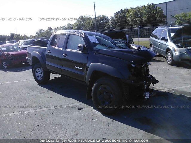 3TMJU4GN3FM184518 - 2015 TOYOTA TACOMA DOUBLE CAB PRERUNNER BLACK photo 1