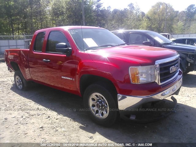 2GTEC19C881134030 - 2008 GMC SIERRA C1500 RED photo 1