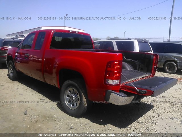 2GTEC19C881134030 - 2008 GMC SIERRA C1500 RED photo 3