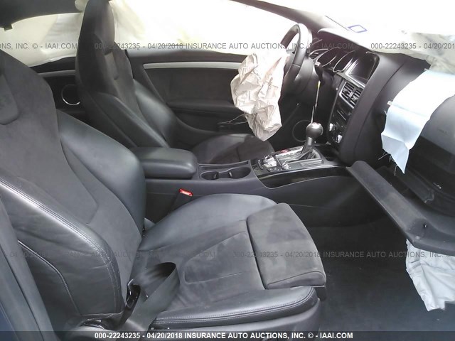 WAUVGAFR9DA013761 - 2013 AUDI S5 PRESTIGE BLUE photo 5
