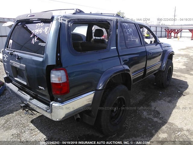 JT3HN87R7W0194076 - 1998 TOYOTA 4RUNNER LIMITED GREEN photo 4