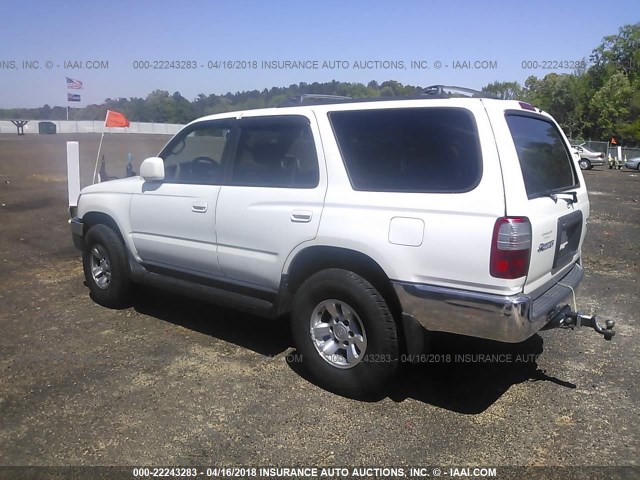 JT3GN86R5Y0145880 - 2000 TOYOTA 4RUNNER SR5 WHITE photo 3