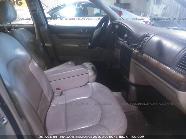 1LNHM97V7YY763915 - 2000 LINCOLN CONTINENTAL  棕色 照片 5