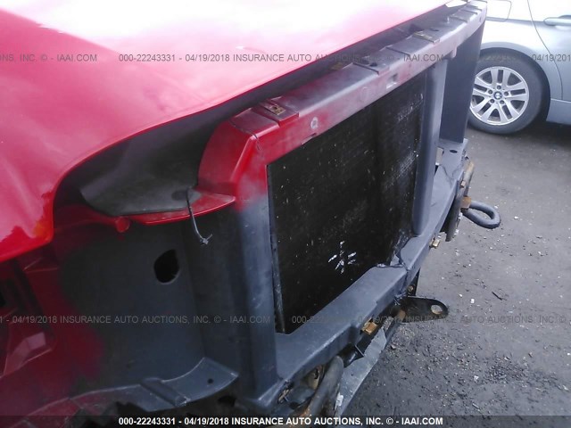 1FTSX21566EB04174 - 2006 FORD F250 SUPER DUTY RED photo 6