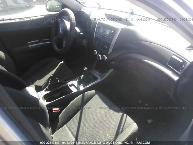 JF1GV7E62DG015723 - 2013 SUBARU IMPREZA WRX SILVER photo 5