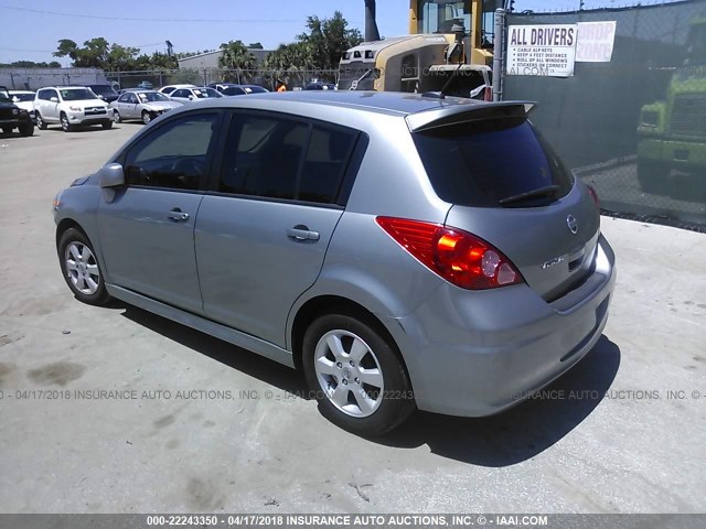 3N1BC1CP8BL444573 - 2011 NISSAN VERSA S/SL SILVER photo 3