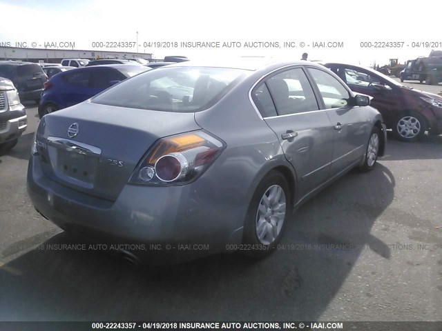 1N4AL21E99N527834 - 2009 NISSAN ALTIMA 2.5/2.5S GRAY photo 4