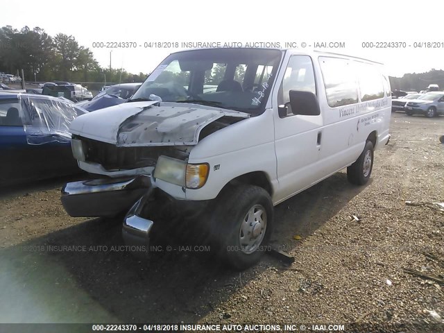 1FBJS31L7VHB81815 - 1997 FORD ECONOLINE E350 SUPER DUTY WHITE photo 2