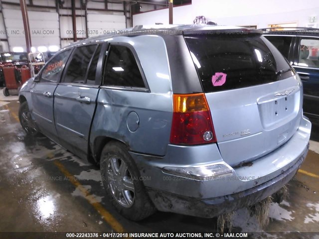 2C4GM68455R451502 - 2005 CHRYSLER PACIFICA TOURING BLUE photo 3