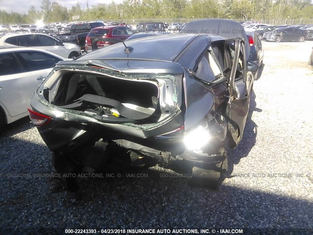 1FMCU0F79EUD06292 - 2014 FORD ESCAPE S GRAY photo 6