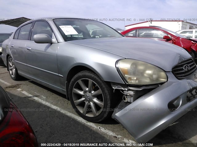 JNKBF01AX2M006042 - 2002 INFINITI Q45 SILVER photo 1