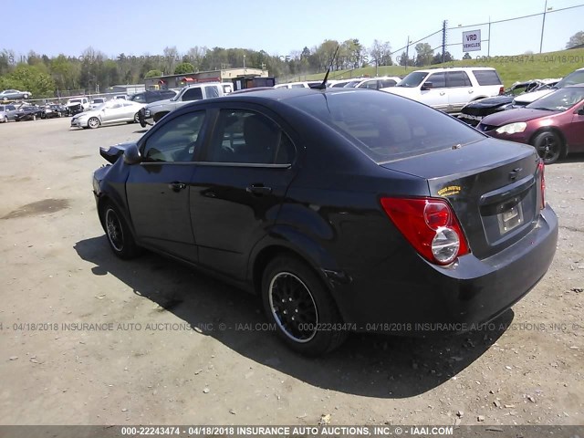 1G1JA5SH6D4165916 - 2013 CHEVROLET SONIC LS BLACK photo 3