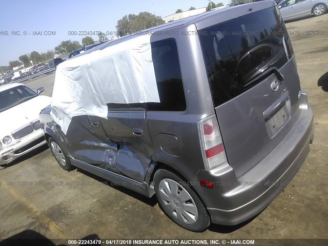 JTLKT324564080631 - 2006 TOYOTA SCION XB GRAY photo 3