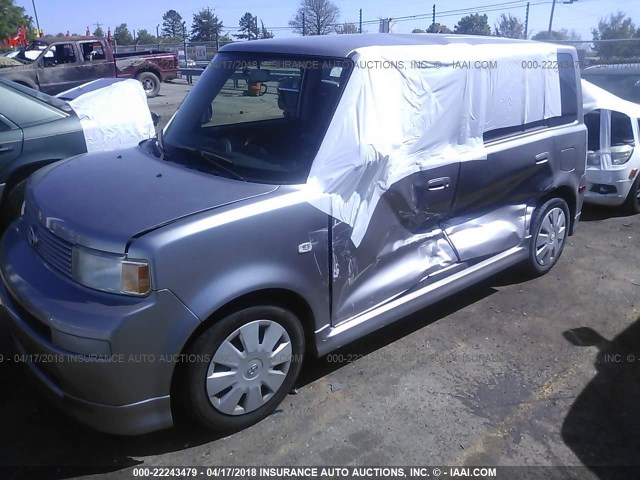 JTLKT324564080631 - 2006 TOYOTA SCION XB GRAY photo 6