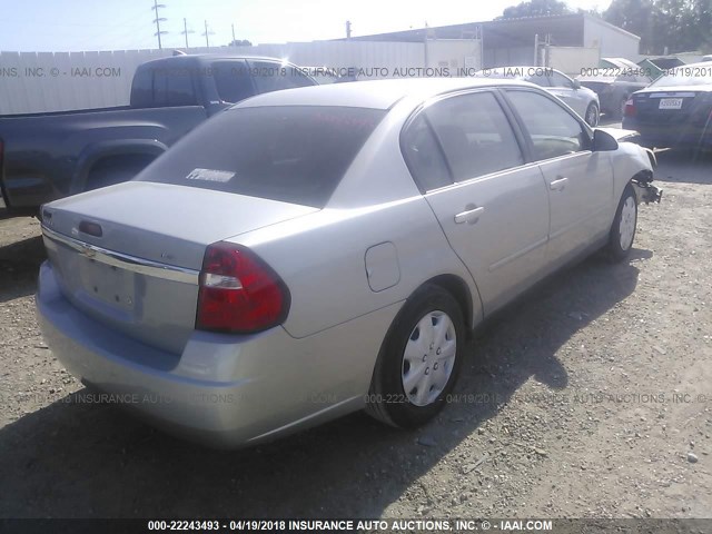1G1ZS58F37F314300 - 2007 CHEVROLET MALIBU LS 银色 照片 4