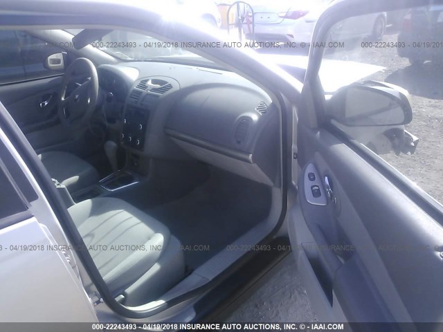 1G1ZS58F37F314300 - 2007 CHEVROLET MALIBU LS 银色 照片 5