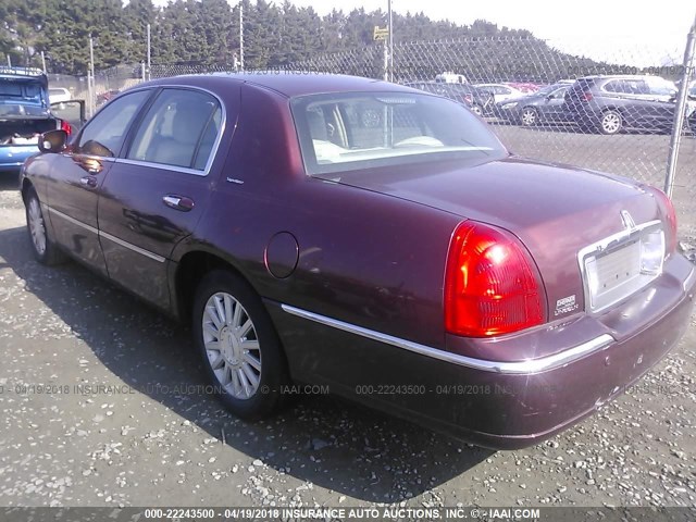 1LNHM81W14Y607097 - 2004 LINCOLN TOWN CAR EXECUTIVE/SIGNATURE Bordo fotoğraf 3