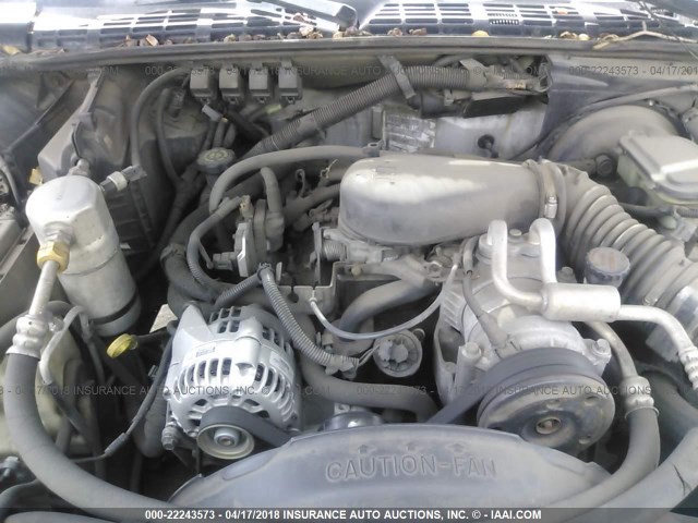 1GCCS14X2T8132669 - 1996 CHEVROLET S TRUCK S10 SILVER photo 10