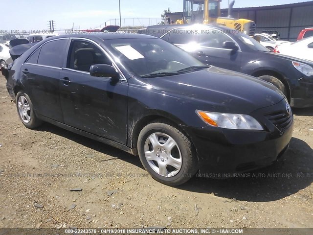 4T1BE46K37U001054 - 2007 TOYOTA CAMRY NEW GENERAT CE/LE/XLE/SE BLACK photo 1
