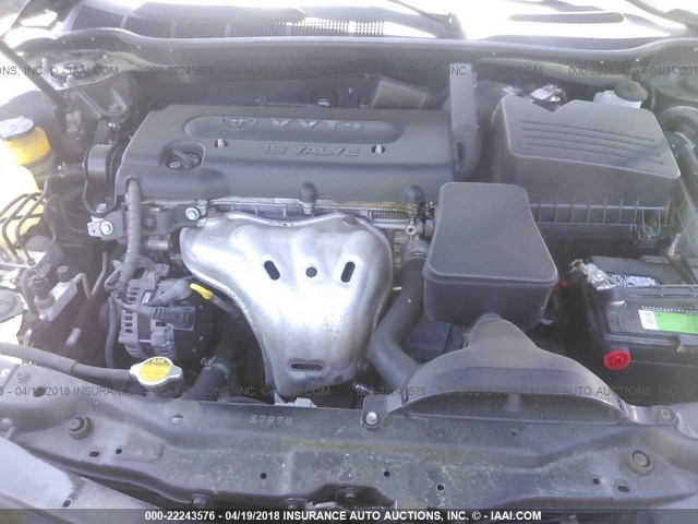 4T1BE46K37U001054 - 2007 TOYOTA CAMRY NEW GENERAT CE/LE/XLE/SE BLACK photo 10
