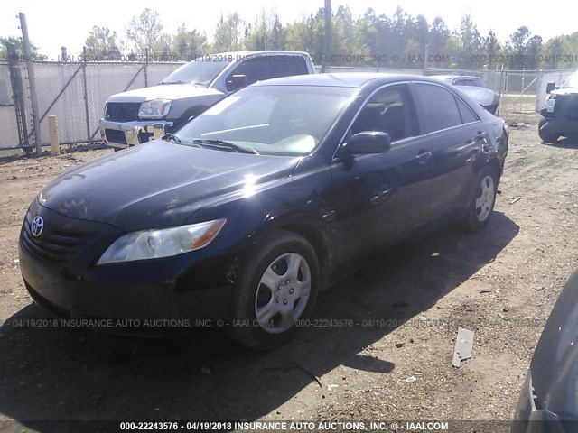 4T1BE46K37U001054 - 2007 TOYOTA CAMRY NEW GENERAT CE/LE/XLE/SE BLACK photo 2