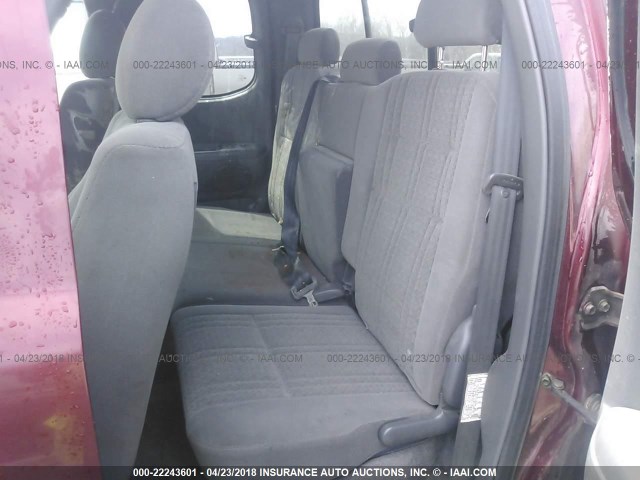 5TBBT44176S480076 - 2006 TOYOTA TUNDRA ACCESS CAB SR5 RED photo 8