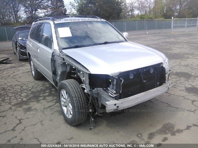 JTEHW21A170038590 - 2007 TOYOTA HIGHLANDER HYBRID SILVER photo 6