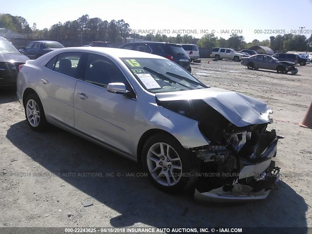 1G11C5SL9FU138727 - 2015 CHEVROLET MALIBU 1LT SILVER photo 1