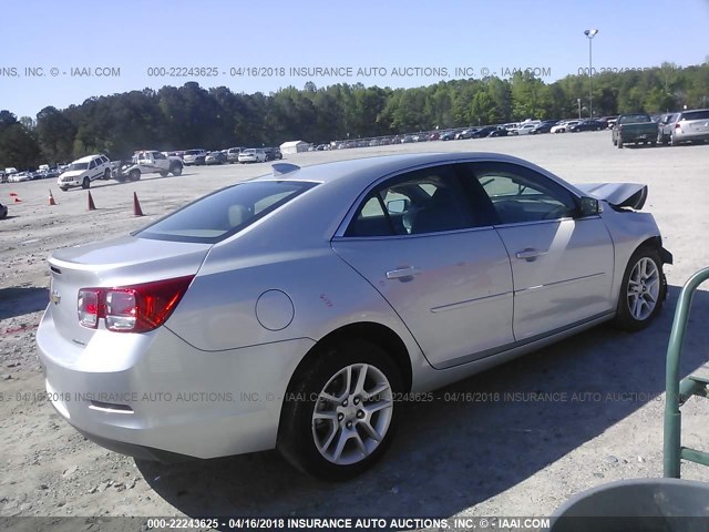 1G11C5SL9FU138727 - 2015 CHEVROLET MALIBU 1LT SILVER photo 4
