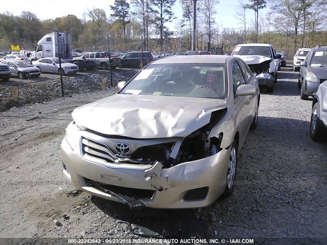 4T1BF3EK6AU064701 - 2010 TOYOTA CAMRY SE/LE/XLE 金色 照片 6