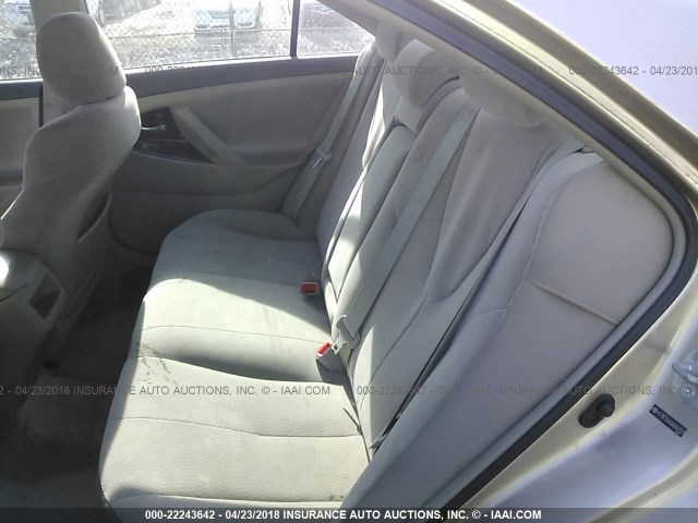 4T1BF3EK6AU064701 - 2010 TOYOTA CAMRY SE/LE/XLE 金色 照片 8