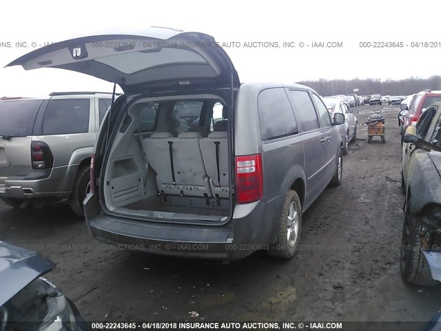 2D4RN4DE6AR269216 - 2010 DODGE GRAND CARAVAN SE GRAY photo 4