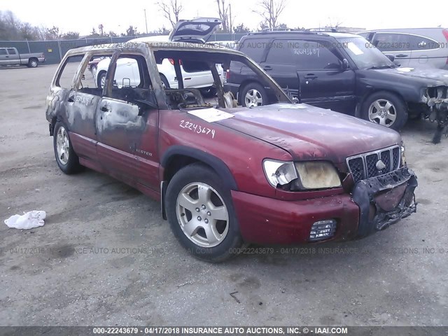 JF1SF65651H704968 - 2001 SUBARU FORESTER S 红色 照片 1