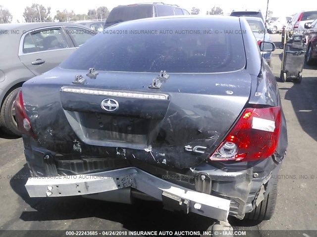 JTKDE167X60108088 - 2006 TOYOTA SCION TC 灰色 照片 6